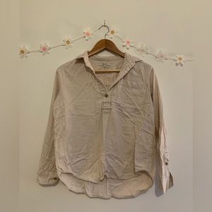 Madewell Button Up 100% Cotton